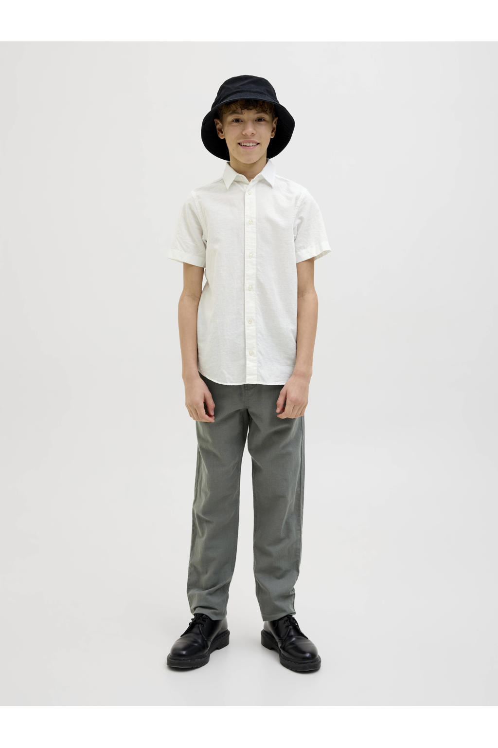 JACK & JONES JUNIOR overhemd wit