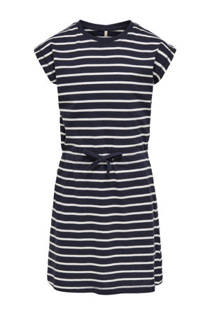 midi jurk donkerblauw