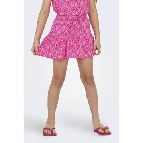 KIDS ONLY GIRL skort roze Rok Meisjes Viscose All over print