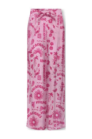 loose casual broek lichtroze