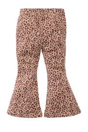 thumbnail: Z8 mini flared broek Carmine met panterprint zand/roze