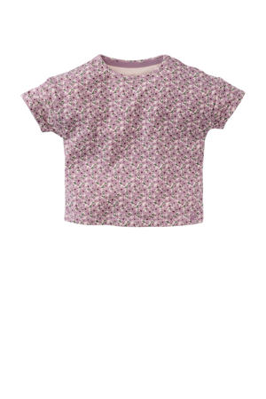 T-shirt Lauretta lila/groen