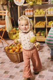 thumbnail: Z8 mini wide leg broek Grazia met ruches oudroze