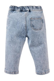 thumbnail: Light blue denim jongens Z8 mini regular fit jeans Flavio van denim met elastische tailleband en effen