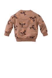 thumbnail: Z8 mini sweater Gavino bruin/oranje