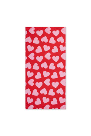 kinderstrandlaken (135x65 cm) Rood