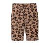 Z8 kids bikershort Jemma met panterprint bruin/donkerbruin/zwart