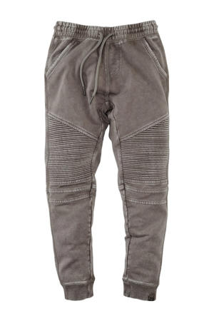 regular waist slim fit jeans Dean grijsbruin