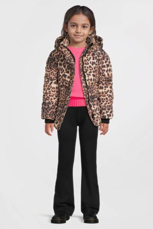 flare sportbroek zwart