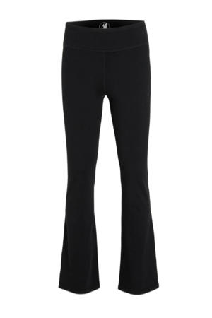 flare sportbroek zwart