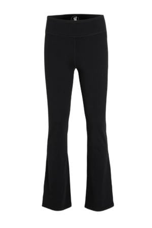 flare sportbroek zwart