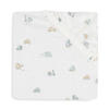 Jollein jersey hoeslaken ledikant On The Go offwhite/blauw/beige