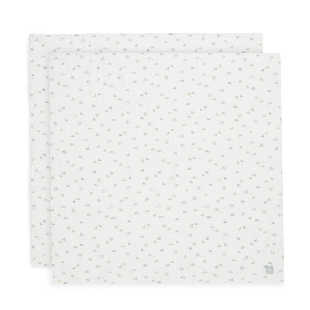 Jollein Hydrofiele Doek Large 115x115cm - On The Go - 2 Stuks