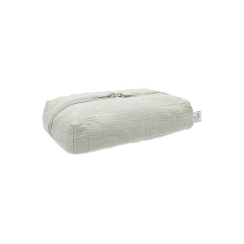 Jollein billendoekjes etui - Olive Green Babydoekjesbox Groen Effen afbeelding