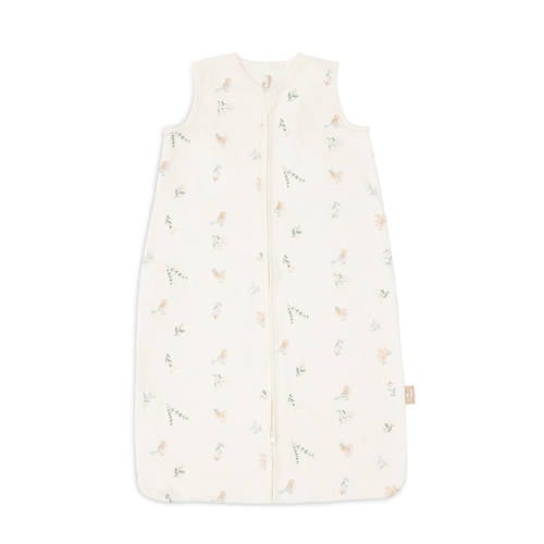 Jollein jersey zomer slaapzak Lovely Birds Babyslaapzak Ecru All over print 90 cm afbeelding