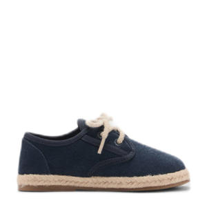   suède veterschoenen donkerblauw