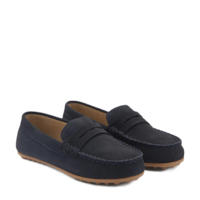 thumbnail: Mango Kids   suède mocassins donkerblauw
