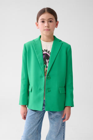 regular fit blazer groen