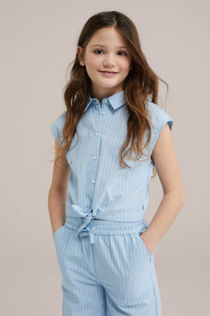 blouse lichtblauw