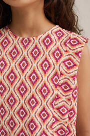 thumbnail: WE Fashion mouwloze top roze