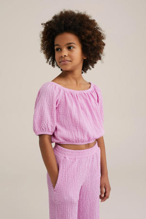 cropped top lichtroze