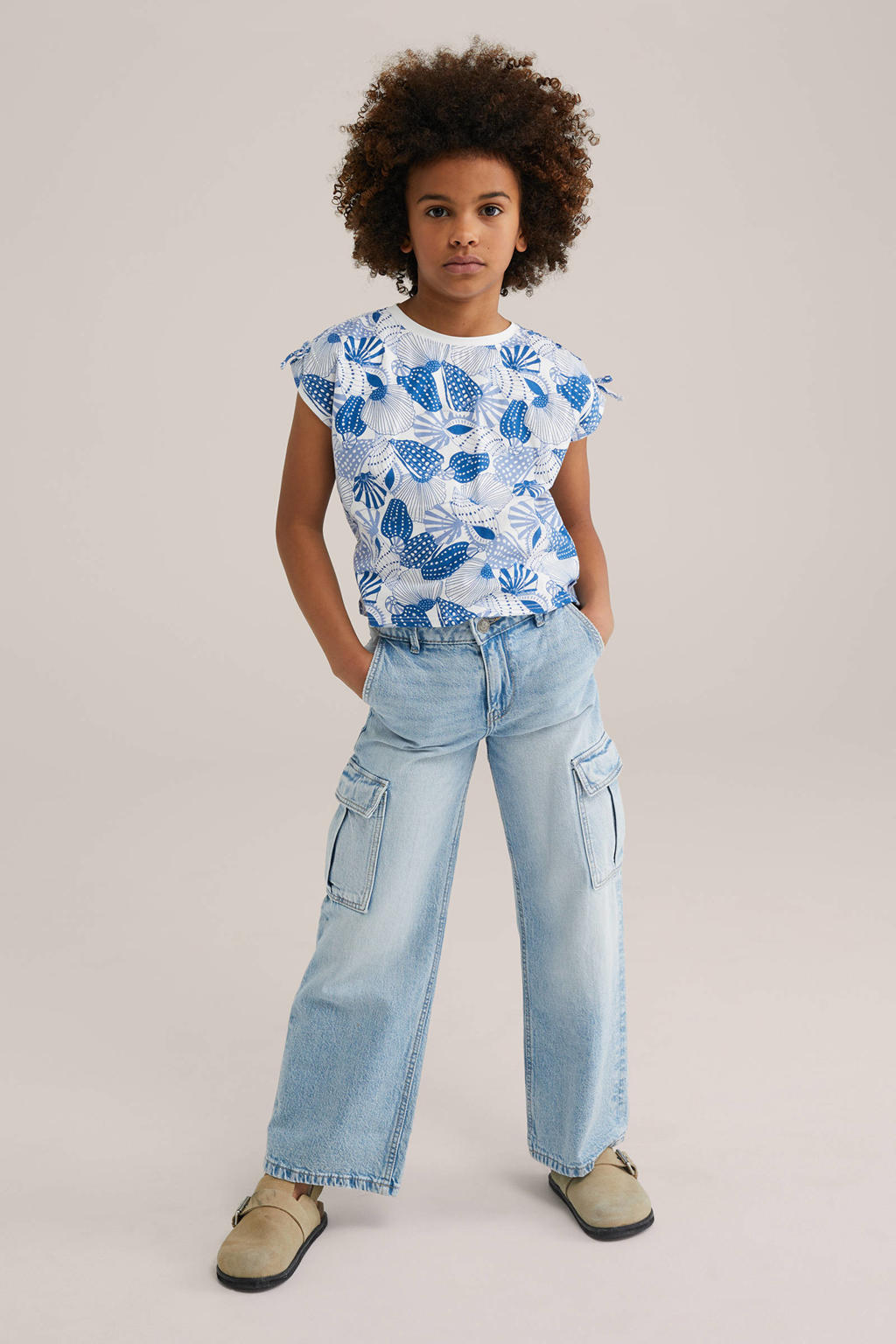 WE Fashion T-shirt blauw