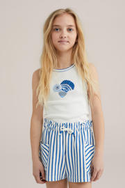 thumbnail: WE Fashion mouwloze top wit