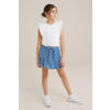 WE Fashion mouwloze top wit rib gebreid