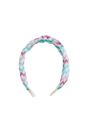 haarband wit/roze/blauw