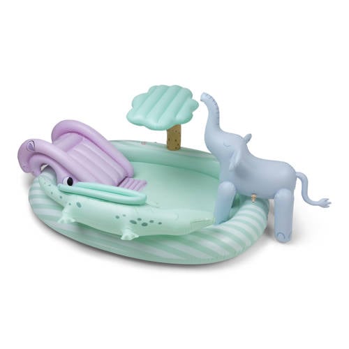 Swim Essentials speelzwembad Safari (210x150 cm) Baby zwembad Multi afbeelding