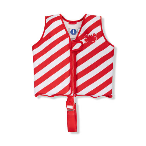Swim Essentials Zwemvest Gestreept 2-3 jaar Rood | Zwemvest van Swim Essentials afbeelding