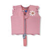 Roze/wit gestreept