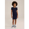 WE Fashion bodycon jurk donkerblauw