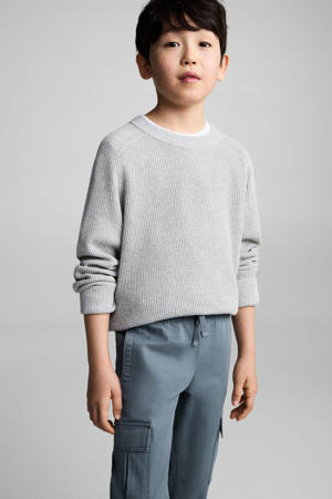 casual broek blauw