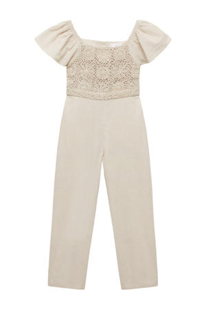 jumpsuit beige