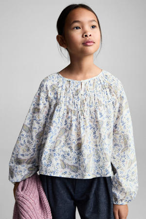 blousetop blauw