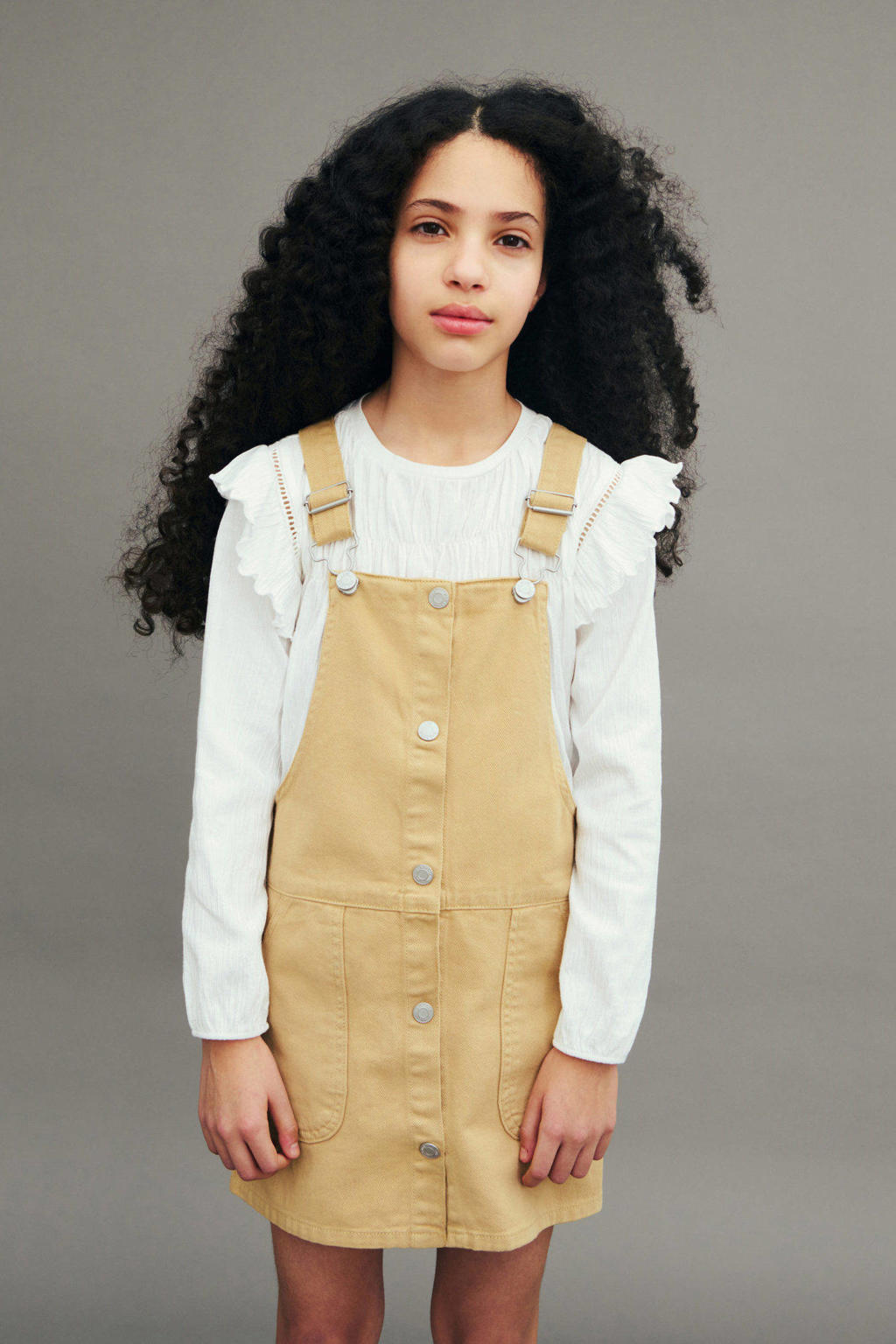 Corduroy overgooier / jurkje • Tweedehands jurk van merk Noppies in maat 62 • Tweedehands