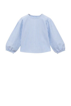 blousetop lichtblauw