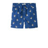 NAME IT KIDS zwemshort blauw/wit