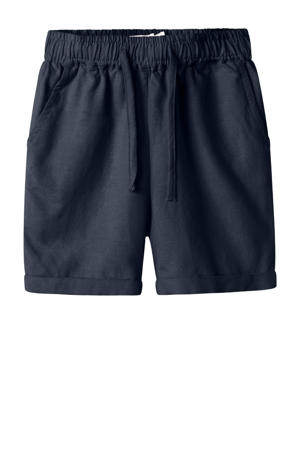 casual short donkerblauw