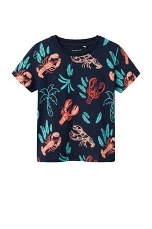 T-shirt donkerblauw