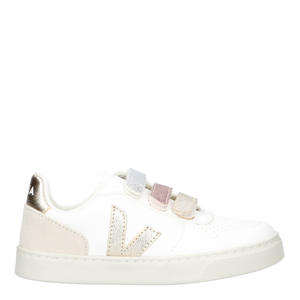 Small V-10  leren sneakers wit