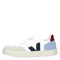 thumbnail: Veja SMALL V-12  leren sneakers wit/blauw/rood