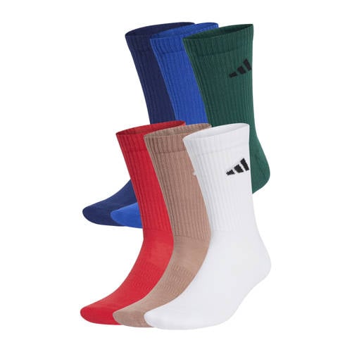 adidas Performance sportsokken multi - set van 6 Jongens/Meisjes Polyester