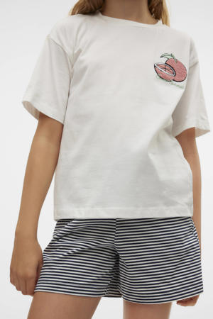 casual short donkerblauw