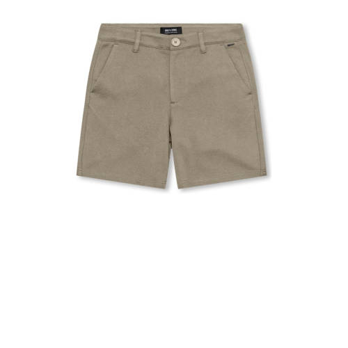ONLY & SONS JUNIOR chino short zand Korte broek Beige Jongens Viscose Effen