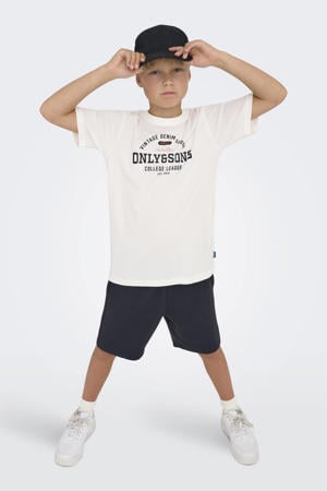 regular sweatshort zwart