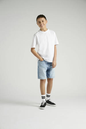 denim short light blue denim