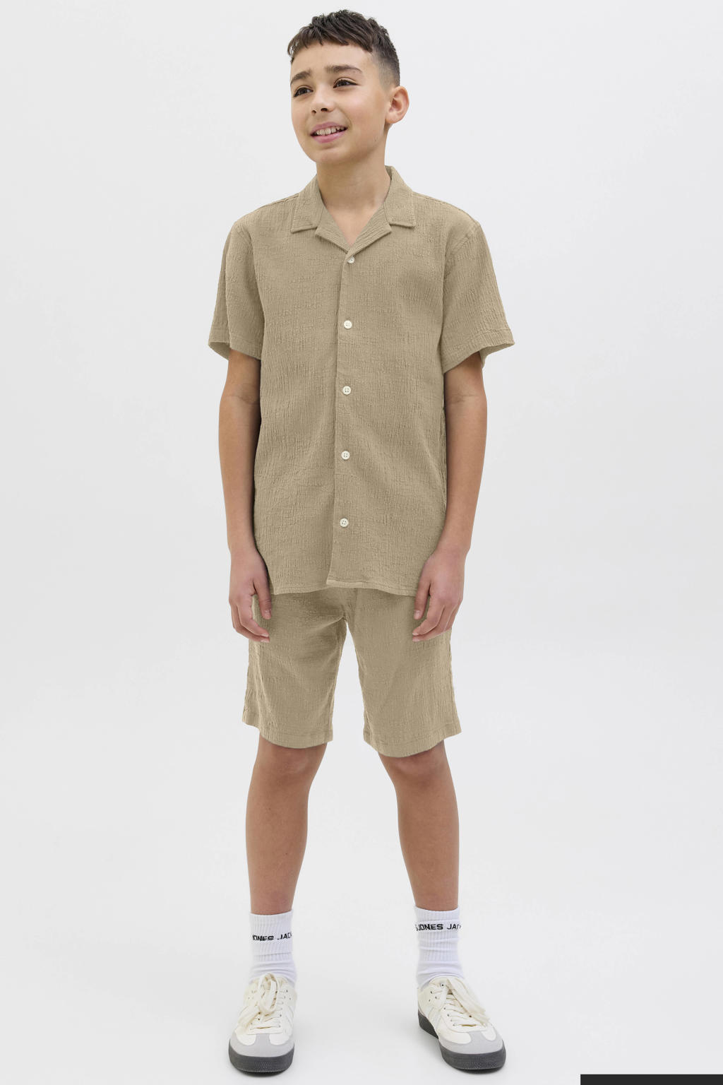 JACK & JONES JUNIOR overhemd beige