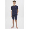 JACK & JONES JUNIOR T-shirt +  korte broek donkerblauw